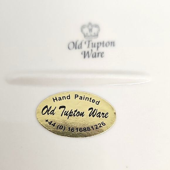 Vintage Old Tupton Ware Handpainted Floral Ceramic Table or Wall Art Small Tray - Picture 5 of 5